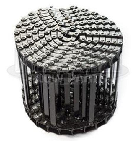 420007 - Replacement Fisher and Western 8' V-Box Salt Spreader Conveyor Chain - 122 Links P/N 68349.