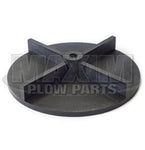 420815 - Universal 13" Diameter Poly-Urethane Spinner Disc with 3/4" Built in Hub - Straight Fins P/N PUSD13SF-3/4
